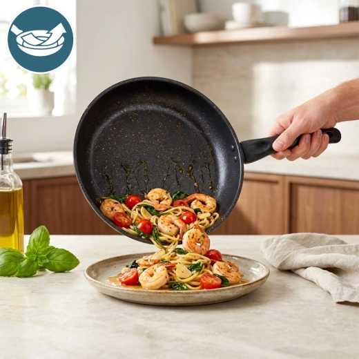 Tapadásmentes gránit felület az egészségesebb főzésért