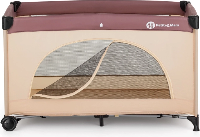 Oldalsó cipzáras bejárat a gyermek önálló mozgásához