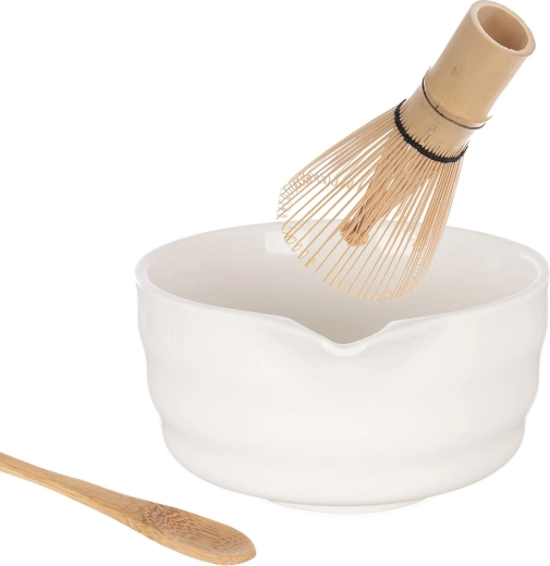 Kiöntőcsőrös porcelán tál a kényelmes keveréshez és kiöntéshez