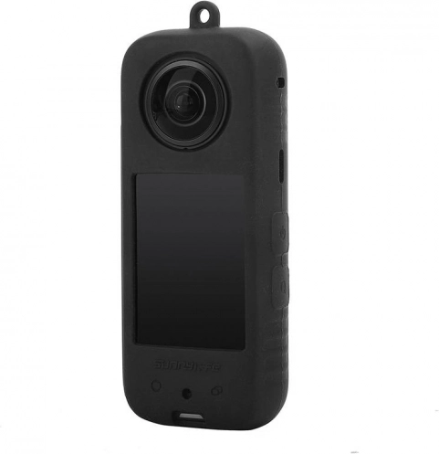Sunnylife szilikon védőtok Insta360 X3-hoz, fekete