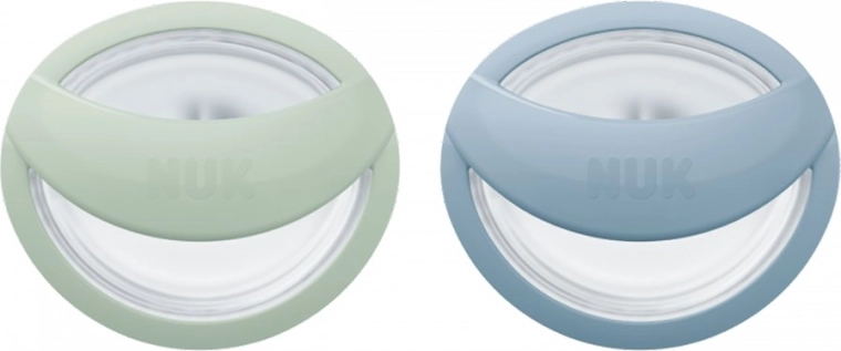 NUK Perfect Match cumi 0–6 hó, 2 db, zöld/kék
