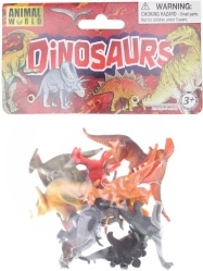 Állatkák – dinoszauruszok zacskóban – figura készlet