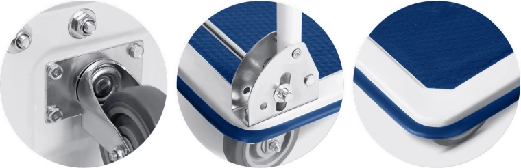 Forgó gumírozott kerekek fémmerevítéssel