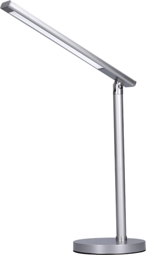 Solight 7 W-os, fényerőszabályozható LED asztali lámpa állítható színhőmérséklettel, ezüstszínű