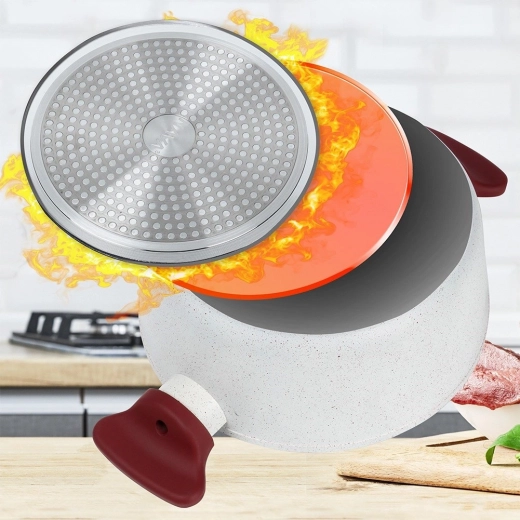 Indukciós alj az egyenletes hőelosztásért