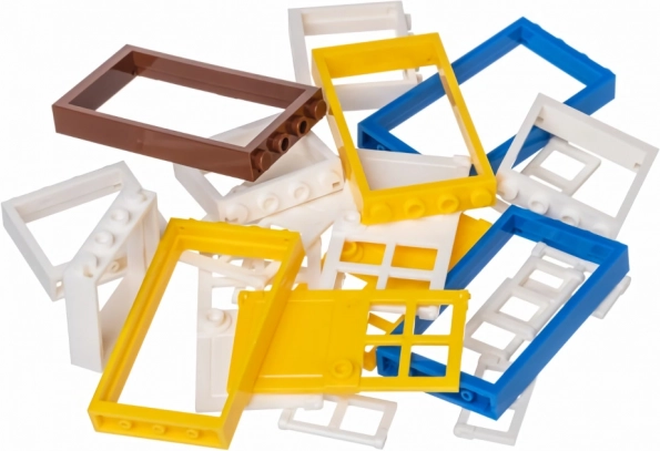 L-W Toys kreatív színes ablakok és ajtók készlet