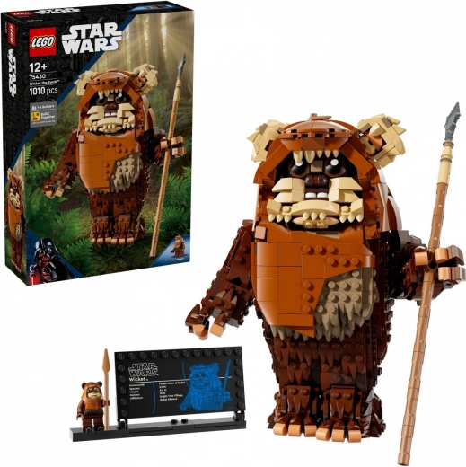 LEGO Star Wars Ewok Wicket – kiállítható építőfigura