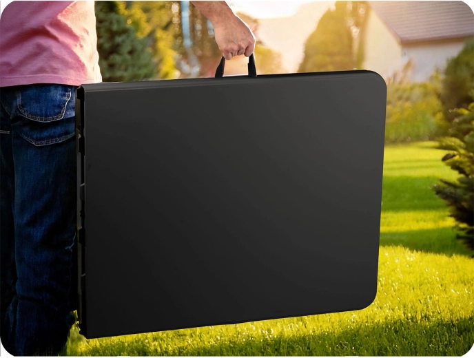 Összecsukható bőröndformára – bárhová magával viheti