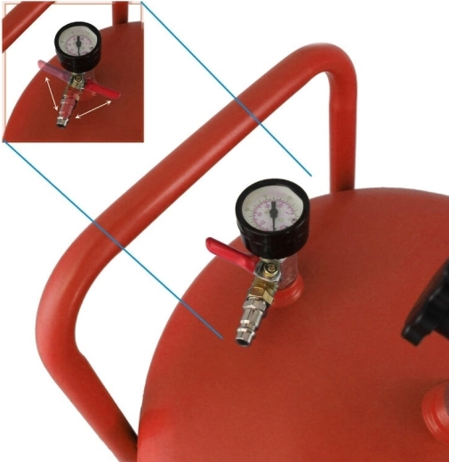 Gyors ürítés sűrített levegővel