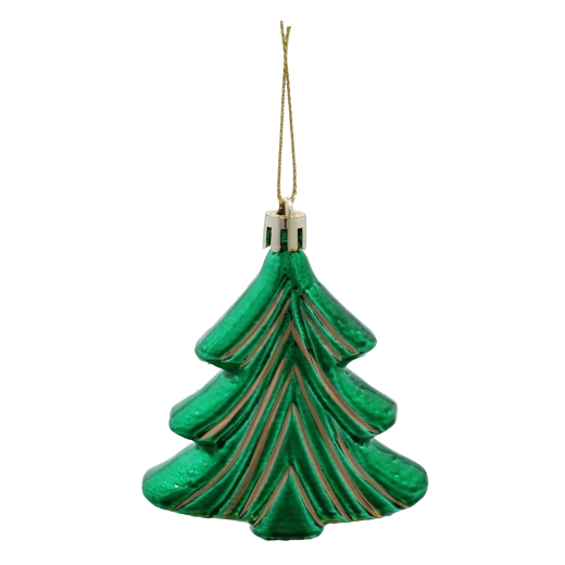 Ragyogó fenyők fémes fényhatással