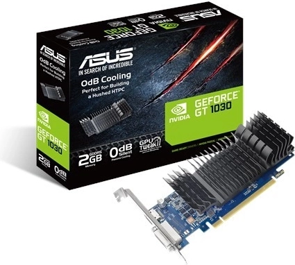 ASUS GT 1030 grafikus kártya passzív hűtéssel