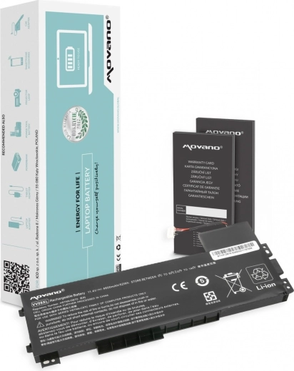 Movano VV09XL akkumulátor HP ZBook 15 G3 / 15 G4 laptophoz (52 Wh, 4600 mAh)