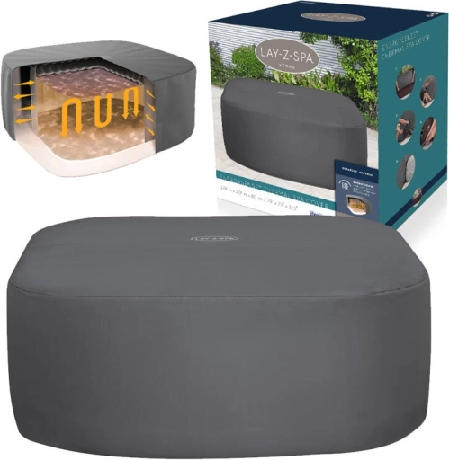 Termikus takaró négyzet alakú pezsgőfürdők számára - Bestway Lay-Z-Spa EnergySense