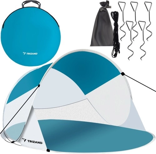 Önmagát felállító POP-UP TRIZAND strandsátor 190 × 120 × 90 cm szúnyoghálóval