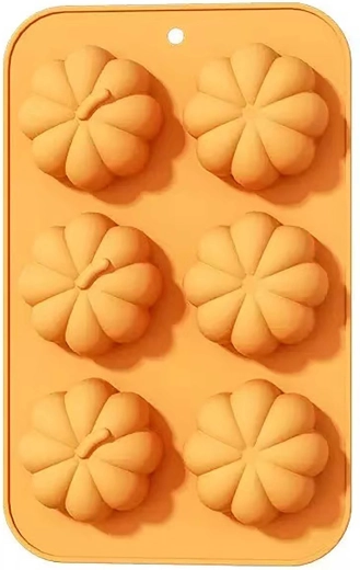 Narancssárga tök alakú szilikon forma 27 × 17 × 3 cm