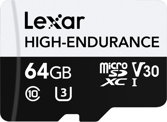 Lexar High-Endurance microSDXC 64 GB memóriakártya