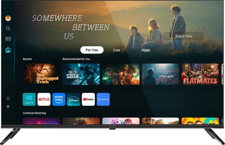 Sencor SLE 43TU700B televízió, 43" 4K UHD Tizen Smart TV