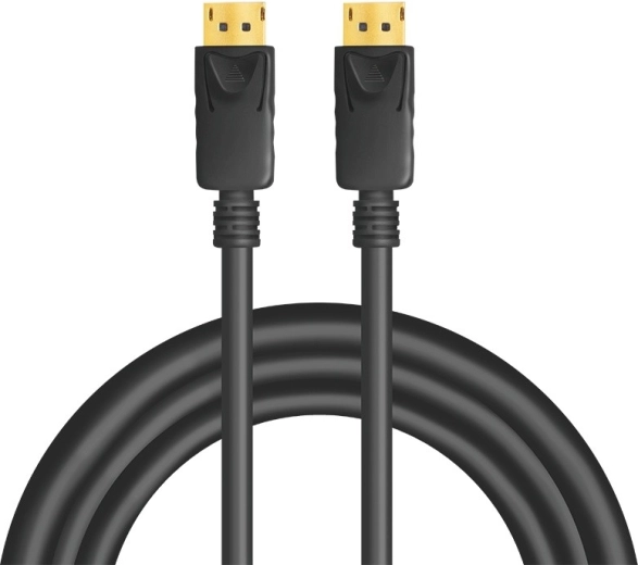 DisplayPort kábel 8K 60 Hz és 4K 120 Hz, 5 m, fekete