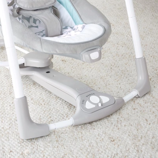 Csendes működés és állítható hintázás