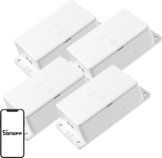 Sonoff Basic R5 Gen5 okos Wi‑Fi kapcsoló Matter 10 A (4 db)