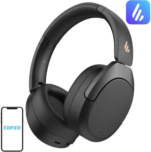 Edifier W830NB vezeték nélküli fejhallgató ANC-vel, fekete