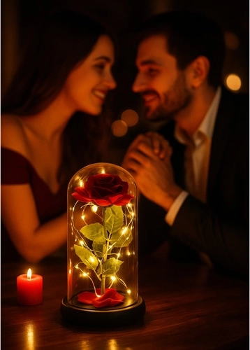 Romantikus LED világítás (meleg fehér)
