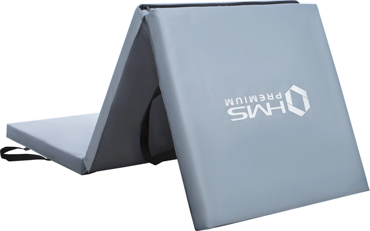 Összecsukható tornaszőnyeg HMS Premium MGS02, szürke