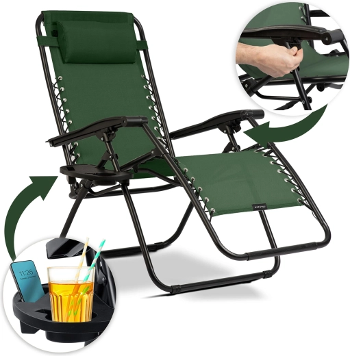 Praktikus oldalsó asztalka ital- és telefontartóval