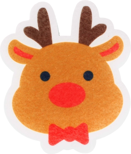 Rénszarvas mintás mosogatószivacs 10 × 12 × 3 cm