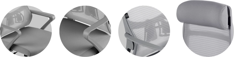 Lélegző háttámla és deréktámasz