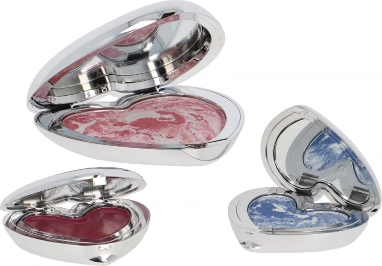 Pirosító és szemhéjpúder márványos finissel