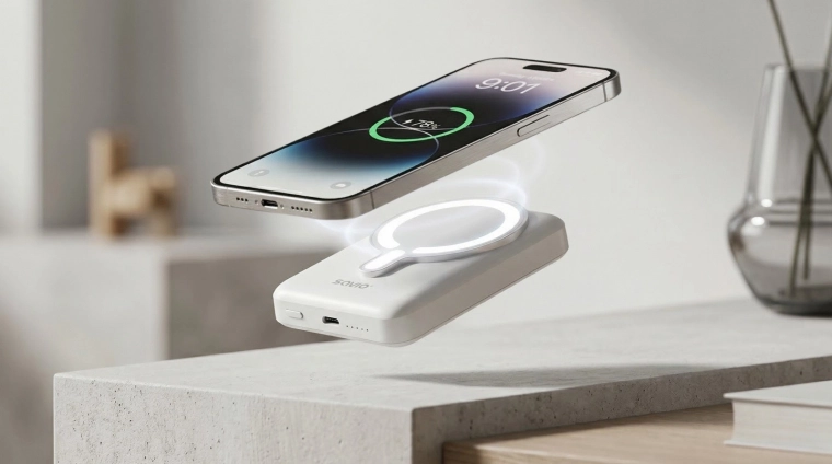 Vezeték nélküli Qi akár 15 W és gyors USB‑C PD
