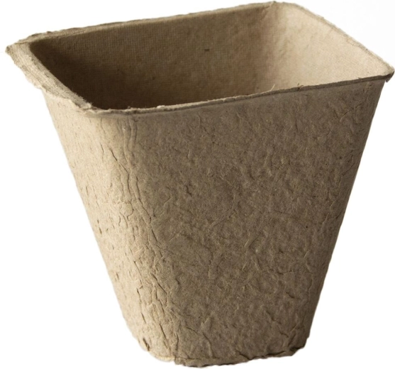 Eldobható papír virágcserepek 8 × 8 × 8 cm (18 db)