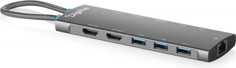USB-C dokkolóállomás 11 porttal, HDMI 8K-val és 100 W-os Power Delivery támogatással