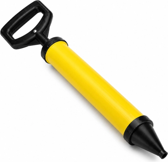 Ergonomikus markolat és tömített dugattyú az egyenletes kinyomáshoz