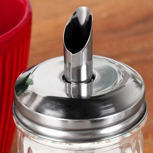 Rozsdamentes tető csavaros menettel