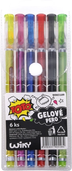 TOTO gél toll készlet, 6 darab