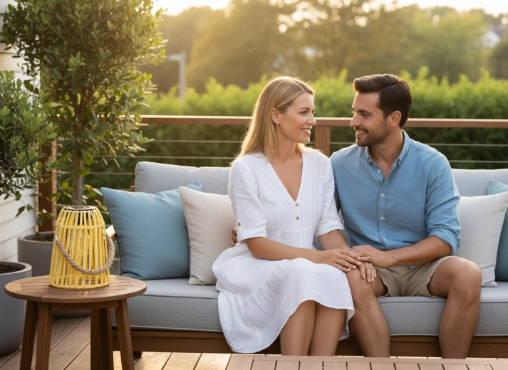 Stílusos kiegészítő a kültéri ülősarokhoz