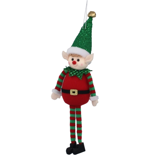 Hagyományos piros–zöld kivitel csillámokkal