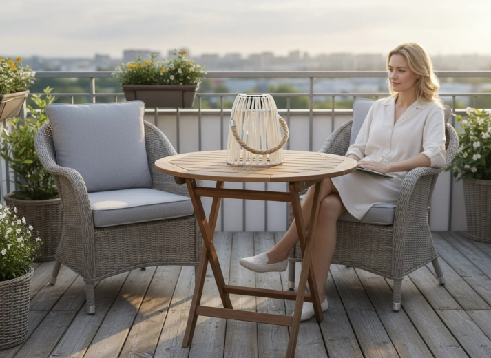 Stílusos hangulat az erkélyen és a teraszon