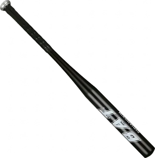 Alumínium baseballütő 25" (64 cm) – könnyű, fekete edzőütő