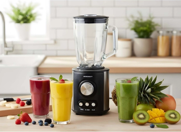 Erős motor és rozsdamentes kések