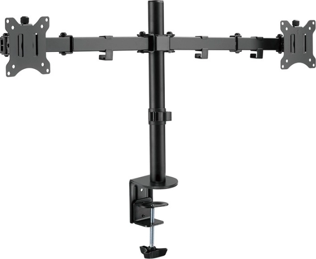 Asztali tartó két monitorhoz 17–32"-ig, 390 mm-es karokkal LogiLink – 1 db