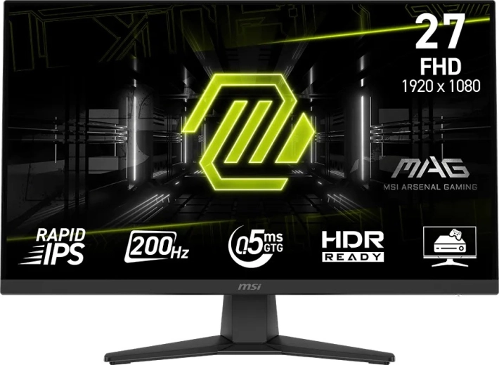 27" MAG 272F LED monitor, Full HD, 200 Hz, sík, fekete