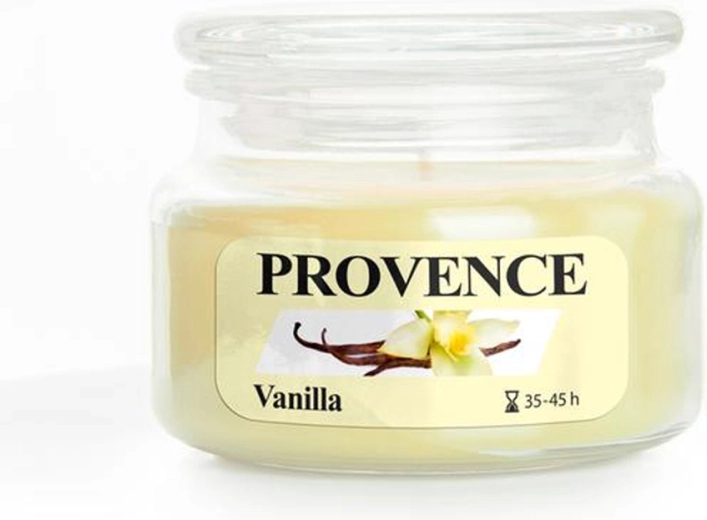 Illatgyertya üvegben PROVENCE vanília 45 óra