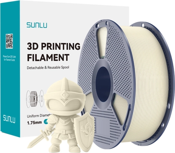 Sunlu PLA+ filament 1,75 mm – elefántcsont