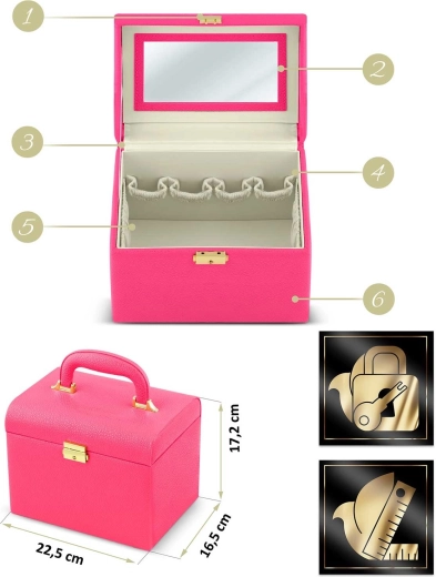 Biztonságos zár és masszív fogantyú