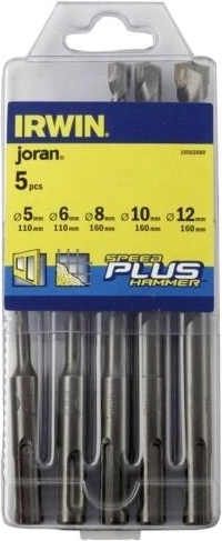 IRWIN SPEEDHAMMER PLUS falazófúró készlet 5–12 mm, 5 db