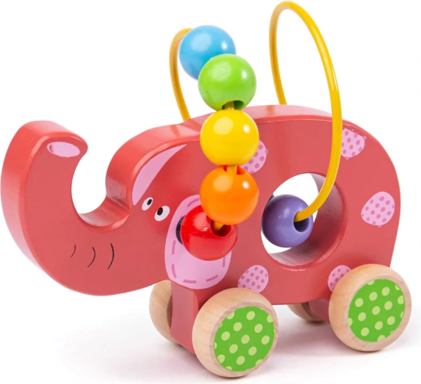 Bigjigs Fa Motoros Labirintus Elefánt