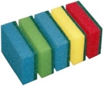 Maxi mosogatószivacs 9,5 × 7 × 3 cm, 5 db